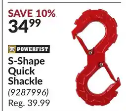 Princess Auto S-Shape Quick Shackle offer