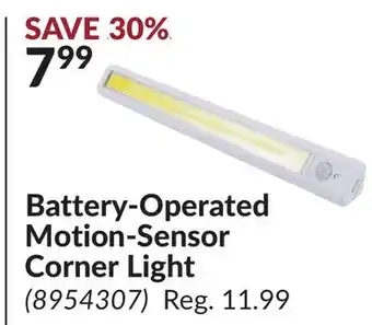 Princess Auto Battery-Operated Motion-Sensor Corner Light offer