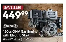 Princess Auto 420cc OHV Gas Engine with Electric Start offer