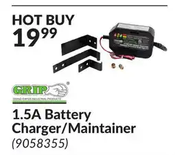 Princess Auto GRAND RAPIDS INDUSTRIAL PRODUCTS 1.5A Battery Charger/Maintainer offer