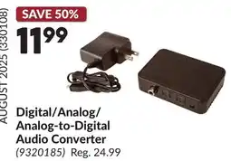 Princess Auto Digital/Analog/ Analog-to-Digital Audio Converter offer