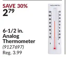 Princess Auto 6-1/2 in. Analog Thermometer offer