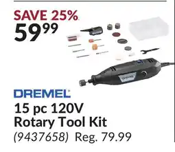 Princess Auto 15 pc 120V Rotary Tool Kit offer