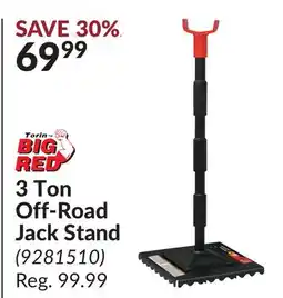 Princess Auto 3 Ton Off-Road Jack Stand offer