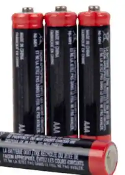 Princess Auto AAA 4 Pk Rechargeable Solar Batteries offer