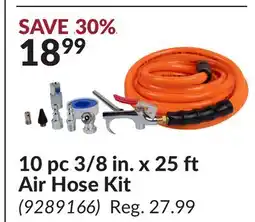 Princess Auto 10 pc 3/8 in. x 25 ft Air Hose Kit offer