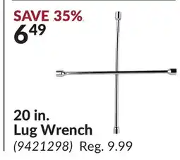 Princess Auto 20 in. Lug Wrench offer