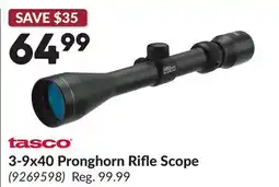 Princess Auto 3-9x40 Pronghorn Rifle Scope offer