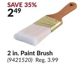 Princess Auto 2 in. Paint Brush offer