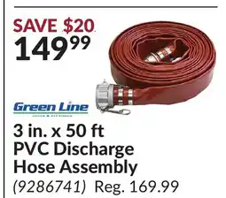 Princess Auto 3 in. x 50 ft PVC Discharge Hose Assembly offer