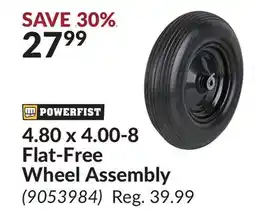Princess Auto 4.80 x 4.00-8 Flat-Free Wheel Assembly offer