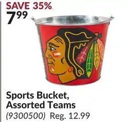 Princess Auto Sports Bucket, Assorted Teams offer