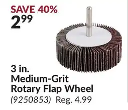 Princess Auto 3 in. Medium-Grit Rotary Flap Wheel offer