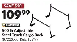 Princess Auto 500 lb Adjustable Steel Truck Cargo Rack offer