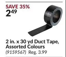 Princess Auto 2 in. x 30 yd Duct Tape offer