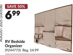 Princess Auto RV Bedside Organizer offer