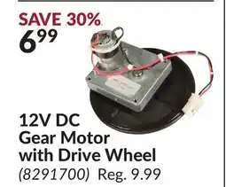Princess Auto 12V DC Gear Motor with Drive Wheel offer