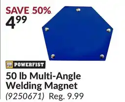 Princess Auto 50 lb Multi-Angle Welding Magnet offer