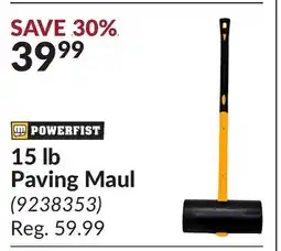 Princess Auto 15 lb Paving Maul offer