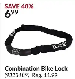 Princess Auto Combination Bike Lock offer