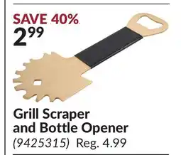 Princess Auto Grill Scraper and Bottle Opener offer