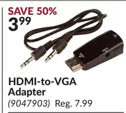 Princess Auto HDMI-to-VGA Adapter offer