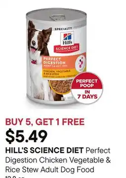 Petvalu Perfect Digestion Chicken Vegetable & Rice Stew Adult Dog Food offer