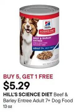 Petvalu Beef & Barley Entree Adult 7+ Dog Food offer