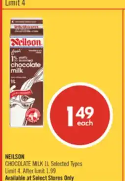 Shoppers Drug Mart NEILSON CHOCOLATE MILK offer