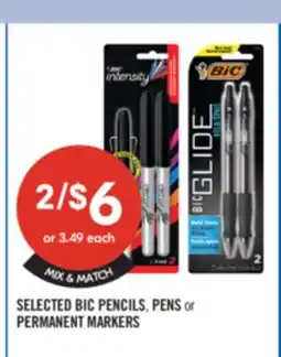 Shoppers Drug Mart SELECTED BIC PENCILS, PENS or PERMANENT MARKERS offer