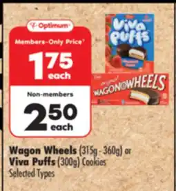 Shoppers Drug Mart Wagon Wheels (315g - 360g) or Viva Puffs (300g) Cookies offer