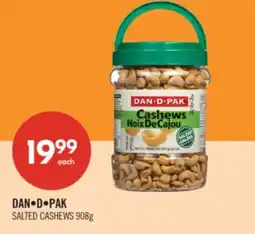 Shoppers Drug Mart DAN•D•PAK SALTED CASHEWS offer
