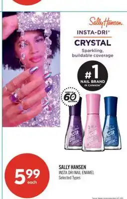 Shoppers Drug Mart SALLY HANSEN INSTA DRI NAIL ENAMEL offer