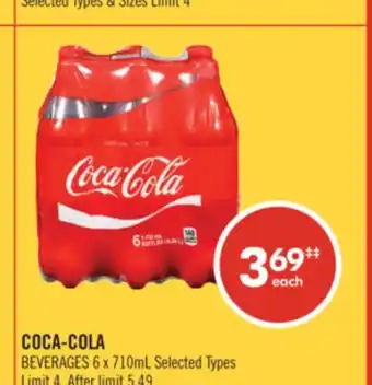 Shoppers Drug Mart COCA-COLA BEVERAGES offer