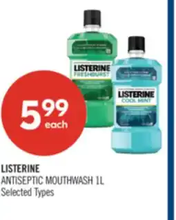Shoppers Drug Mart LISTERINE ANTISEPTIC MOUTHWASH offer