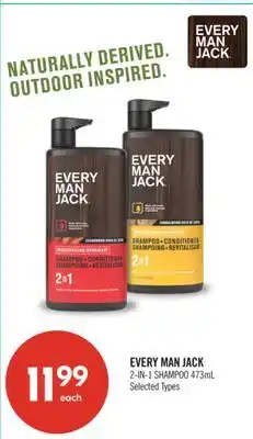Shoppers Drug Mart EVERY MAN JACK 2-IN-1 SHAMPOO offer