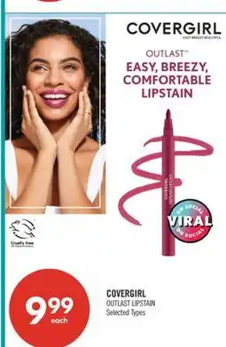 Shoppers Drug Mart COVERGIRL OUTLAST LIPSTAIN offer