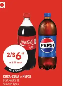 Shoppers Drug Mart COCA-COLA or PEPSI BEVERAGES offer