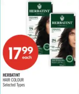 Shoppers Drug Mart HERBATINT HAIR COLOUR offer