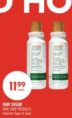 Shoppers Drug Mart RAW SUGAR HAIR CARE PRODUCTS offer