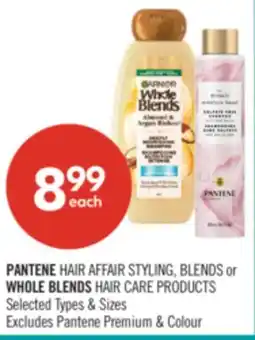 Shoppers Drug Mart PANTENE HAIR AFFAIR STYLING, BLENDS or WHOLE BLENDS HAIR CARE PRODUCTS offer