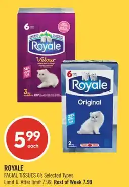 Shoppers Drug Mart ROYALE FACIAL TISSUES offer