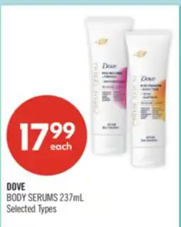 Shoppers Drug Mart DOVE BODY SERUMS offer