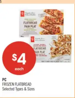 Shoppers Drug Mart PC FROZEN FLATBREAD offer