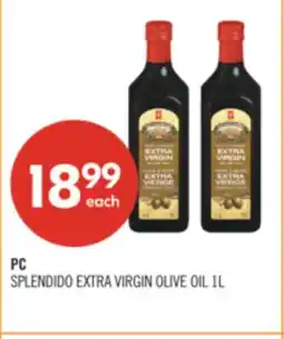 Shoppers Drug Mart PC SPLENDIDO EXTRA VIRGIN OLIVE OIL 1L offer