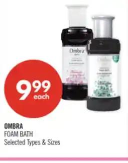Shoppers Drug Mart OMBRA FOAM BATH offer