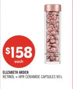 Shoppers Drug Mart ELIZABETH ARDEN RETINOL + HPR CERAMIDE CAPSULES offer