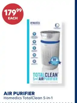Wellwise by Shoppers AIR PURIFIER Homedics TotalClean 5-in-1 offer