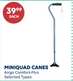 Wellwise by Shoppers MINIQUAD CANES Airgo Comfort-Plus offer