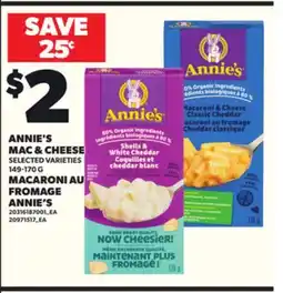 Independent City Market ANNIE'S MAC & CHEESE, 149-170G offer